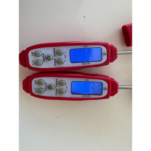 Set of 2 Taylor Digital Waterproof Meat Thermometers with Backlight - Picture 4 of 4
